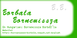 borbala bornemissza business card